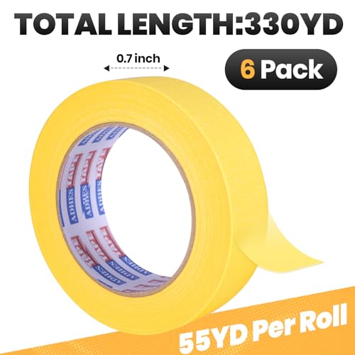 Image of ADHES Yellow Painters Tape Yellow Masking Tape