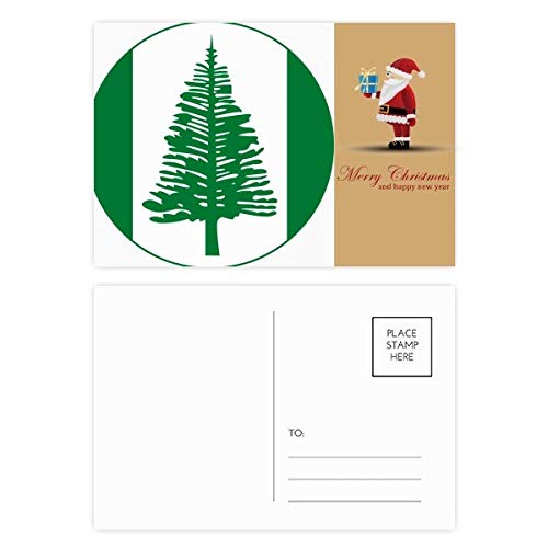 Cartes postales Père Noël Norfolk Island pour écrire facilement tous vos vœux de Noël x20