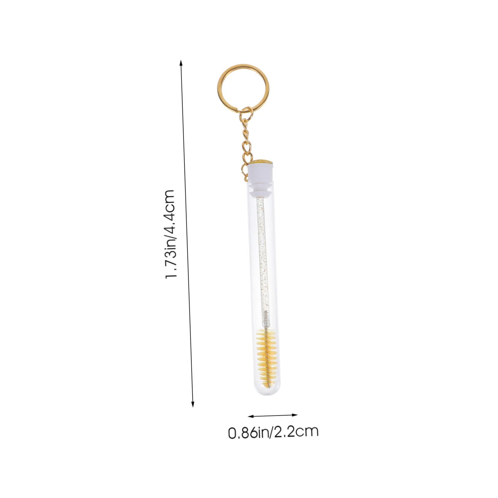 Gogogmee Plastic Material Eyelash Brush Tube Safety Reliable for Women's Makeup