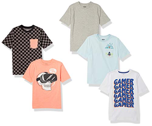 Spotted Zebra Boys Short-Sleeve T-Shirts, VR Gamer, X-Large