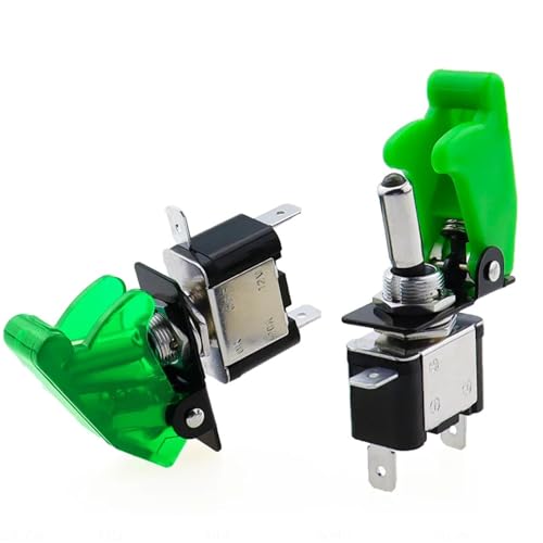 Interruptor led 12v iluminado con cubierta de seguridad para camión 6