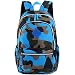 Vbiger Girl's & Boy's Backpack for Middle School Cute Bookbag Outdoor Daypack (Blue(camouflage))