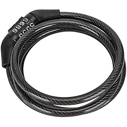 Bloqueo Antirrobo Bicicleta 214 Bloqueo de contraseña para Bicicleta, Bloqueo de Seguridad antirrobo para Bicicleta, Bloqueo de Llave para Bicicleta, Fácil de Usar