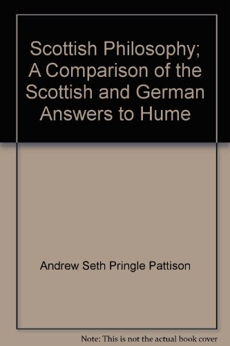 Scottish Philosophy; A Comparison of the Scotti... 0833732374 Book Cover