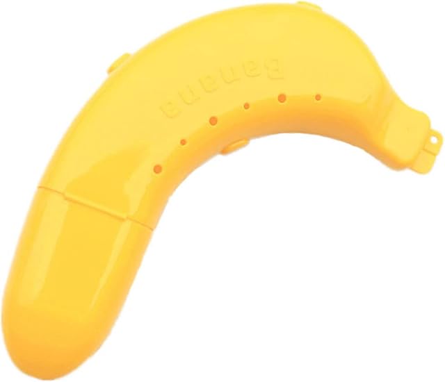 Gcroet 1PC Banana Holder Outdoor Travel Cute Banana Protector Storage Box,Creative Saver Guard Holder Case Creative Lunch Carrier Yellow Banana Protector, Banana Guard Holder, Banana Saver Banana