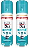 INSECT ECRAN - Anti-moustiques Familles – Efficacité 6h - Spray répulsif peau - Protection...