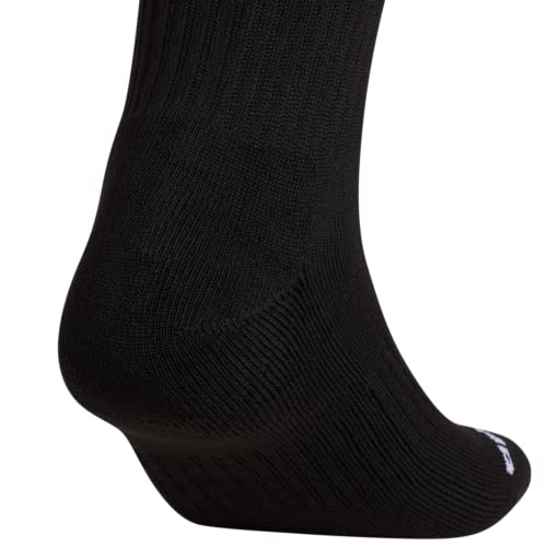 Adidas Originals Unisex Mixed Graphics Cushioned Quarter (3-Pair) Crew Sock, Black/Grey Three/Collegiate Purple, Large Us #TOP4