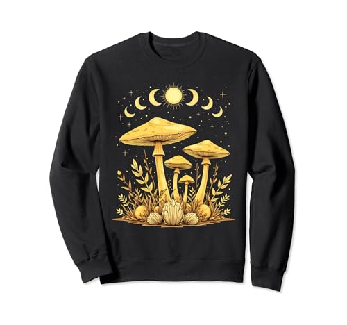 Cottagecore Mushroom Dark Academia Goblincore Aesthetic Sudadera
