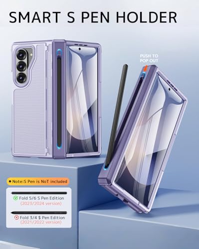 Coque Samsung Z Fold 6 NINKI avec protège-charnière et support - 2