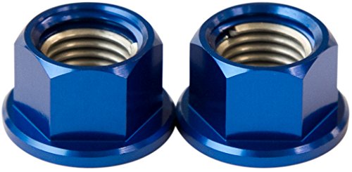 DURA-BOLT リコイルフランジナット M10xP1.25 W19mmxH11mm ブルー 2個セット RFN1002B