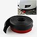 EOHMAK Universal Car Front Bumper Spoiler Rubber Sticker Protector Body Trim Exterior Mouldings Bumper Lip Strip (1M)