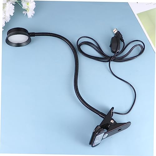 Lampe de lecture USB flexible rechargeable avec pince pour bureau - 4