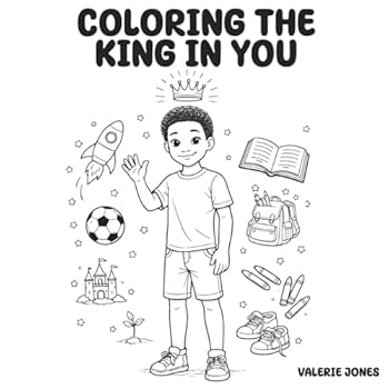 Paperback Coloring the King in You Book