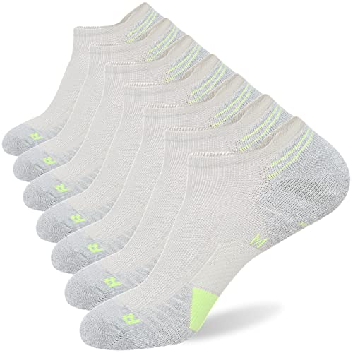 Wander Men's Athletic Running Socks 7 Pairs Thick Cushion Ankle Socks For Men Sport Low Cut Socks 12-14 #TOP3