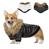 PETCUTE Cappotti per Cani Giubbotti Accogliente per Cani Cucciolo Vestiti Abbigliamento Invernale per Cani Piccoli Medi Grande Taglia