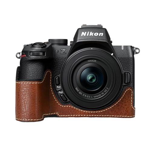 ニコン 用 NIKON Z50II 用 カメラ ハーフケース BEADY z50 ii 専用 カメラ ケース Z50 II z50ii カバー Z50 2代 PUレザー 保護ケース ブラウン
