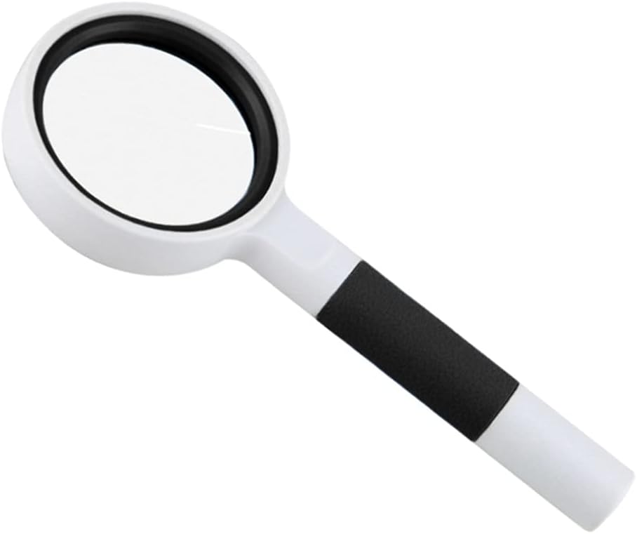 Magnifying Glass Handheld Magnifier 50/65/75/100mm Lens Diameter for Reading