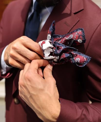 Mens Slim Fit 2 Piece Suits Two Button Casual Wedding Suits for Men Jacket Blazer & Pants Set3