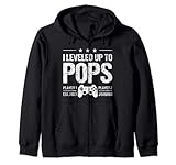 Photo Gallery i leveled up to pops est 2023 - funny new dad gamer vintage felpa con cappuccio Photo Gallery i leveled up to pops est 2023 - funny new dad gamer vintage felpa con cappuccio