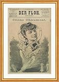  Biller Antik Celine Chaumont - Actrice française Vienne - Gravure sur bois - K&K Der Floh 1000