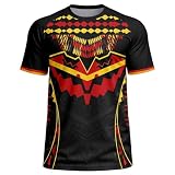 Clahesit Soccer Jerseys for Men Brazil Argentina USA Football Shirts Soccer Cup Fan Sports Training Germany France Norway Black Men's Football Shirt S