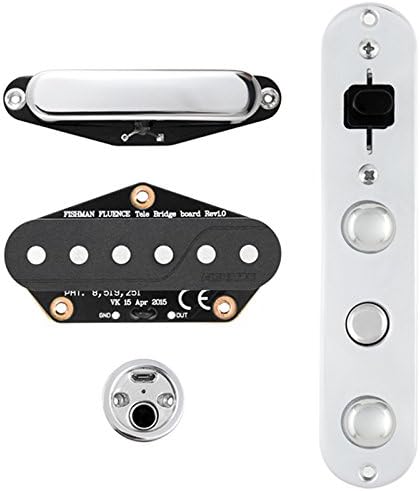 Fishman Fluence Signature Series Greg Koch Gristle-Tone Pickup Set for Telecaster Guitars PRF-TEL-GK1, Black, Full size