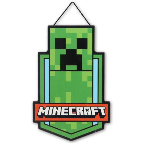 Minecraft Creeper Hanging Wood Wall Decor