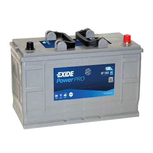 Batería 12V 120Ah y 870 CCA Power Pro acumulador alta capacidad EF1202