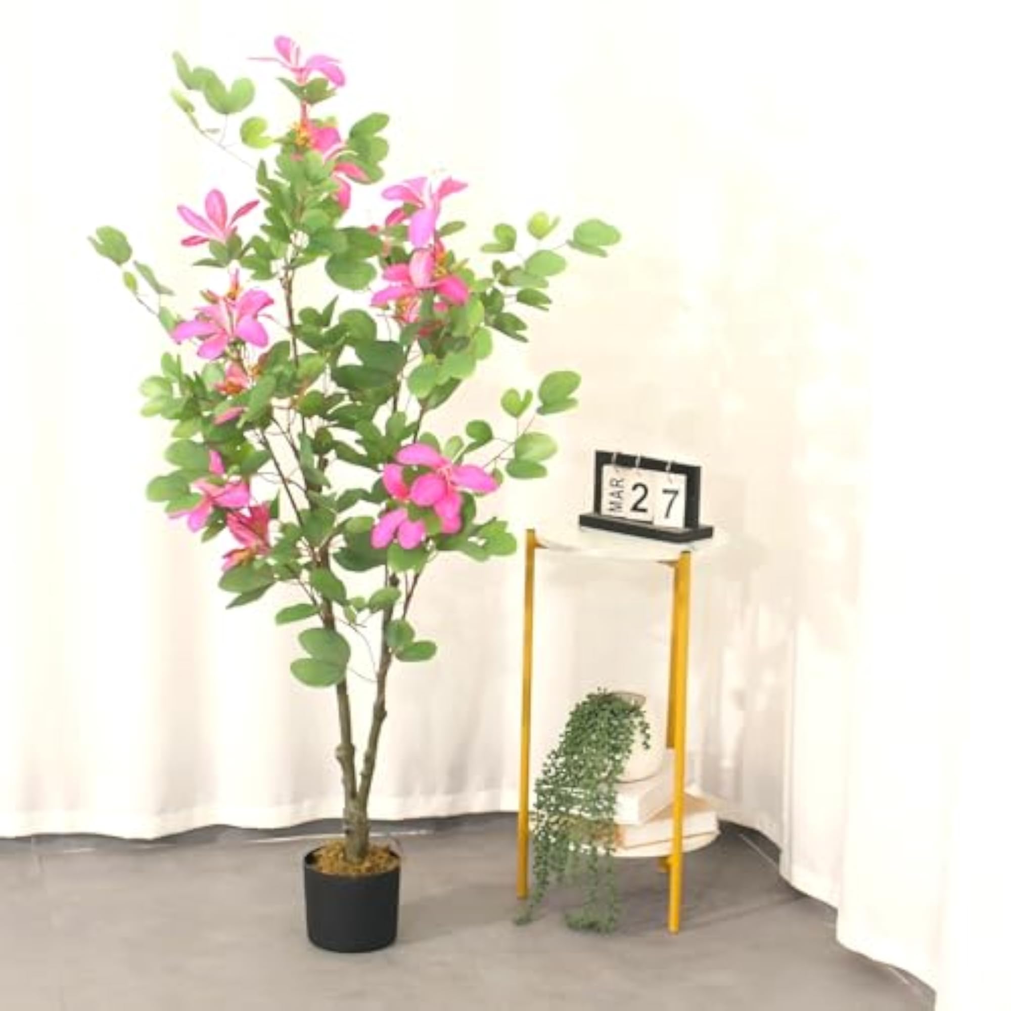 Artificial Bauhinia Flower Plant with Pot