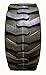 HORSESHOE 12-16.5 14 PLY Skid Steer Loader Tubeless Tire w/Rim Guard Heavy Duty G Load 12x16.5 305/70-16.5 NHS SKS1 L2/G2 T168