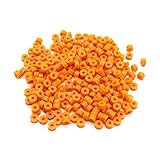 Alextend 80pcs 2mm Shaft Sleeves Plastic Axle Sleeves DIY Toy Accessories (Orange, Soft)