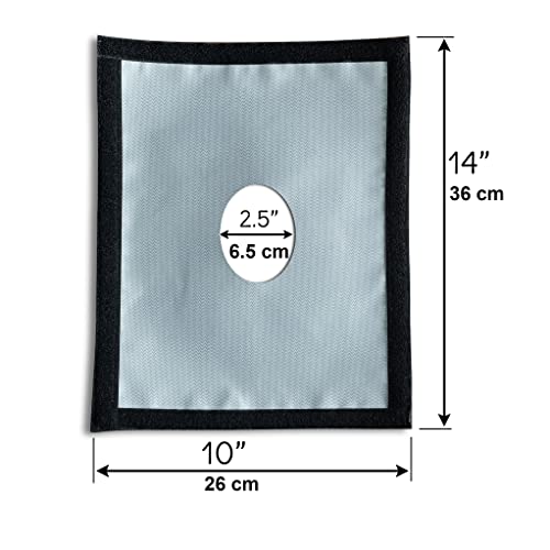 Preself Hot Tent Stove Jack, 14" X 10", Suitable For T1 T2 T3, Flame Retardant For Wood Burning Stove #TOP2