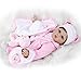 ZIYIUI 22 Zoll Realistische Reborn Babypuppen Mädchen Echte Handarbeit Silikon Puppen Reborn Babys Toddler Puppe Junge