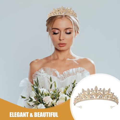 Tocado de novia resistente estilo barroco accesorio retro 4