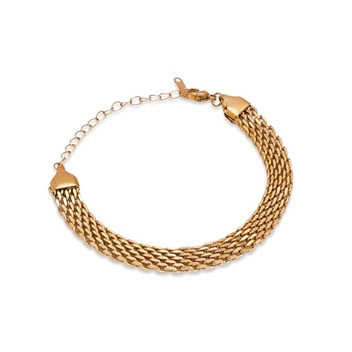 Image of Rubans Demi Fine Stainless Steel Bracelet Waterproof Gift for Women & Girls