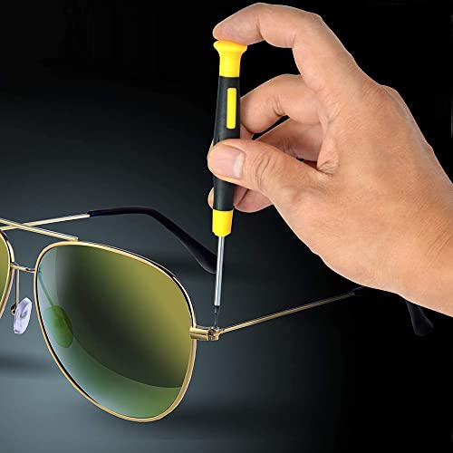 6Pcs Precision Screwdriver Set, Tool Kit With 6 Different Size Flathead And Philips Screwdrivers, Watch,Toy,Electronics, Jewelry, Eyeglass Repair And Diy Projects Repair Screwdriver Sets #TOP6