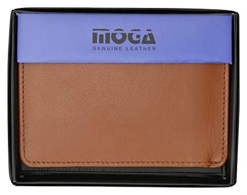 Moga Handmade Leather L Shape Bifold ID Card Holder Wallet4