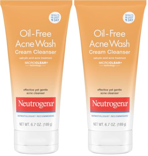 Neutrogena Oil-Free Acne Face Wash Cream Cleanser