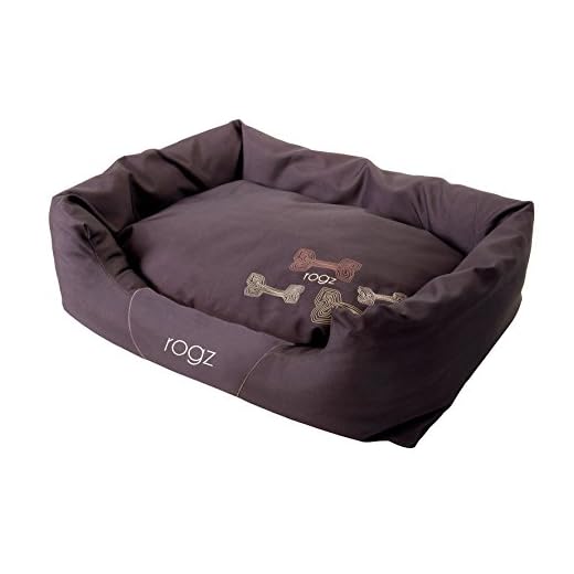 Rogz PPL de CE Spice PODZ Dog Bed/Cama para Perros, L, Color marrón