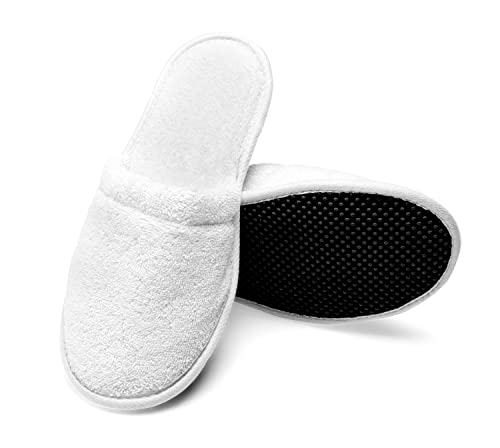 Arus Men's Cotton Slippers Turkish Terry Cloth for Spa and Bath2