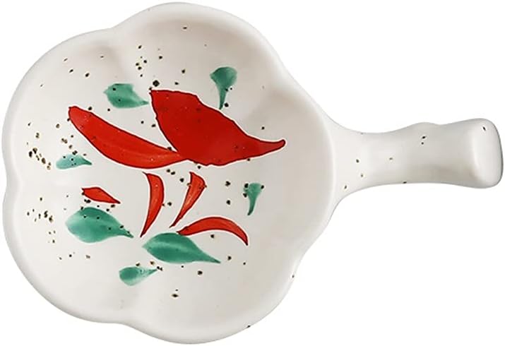 Small Ceramic Bowl-Ceramic Snack Ice Cream Bowl Dessert Small Bowl Oven Safe Used for Microwave Oven Dishwasher Refrigerator 5 Pieces (Color : A) (D)