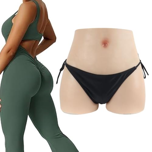 Faux vagin et culotte de rembourrage fesses silicone transgenre