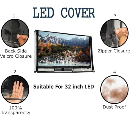 Image of Great Fashion 2 layer dust proof smart LED LCD TV cover for 43 inch LED /LCD TV (GF CLEAR LED43 BA049)