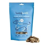 WagWell Freeze-Dried Treats - Beef, Sweet Potato, + Yogurt Recipe - Fully Cooked, High Protein Made in The USA - Minimally Processed & Vet Approved