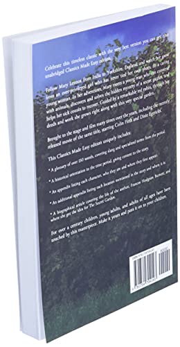 The Secret Garden (Classics Made Easy): Unabridged, With Glossary, Historic Orientation, Character, And Location Guide #TOP3