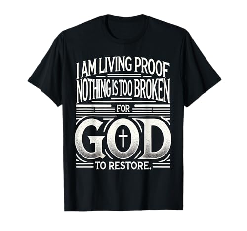 Inspirational Testimony Christian Religious Faith Based Gift T-Shirt