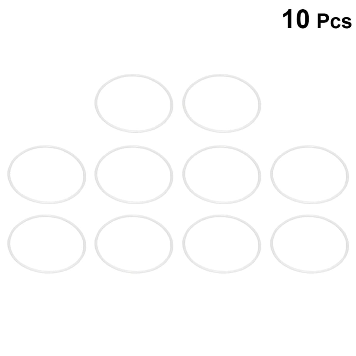 10 Cerceaux Ronds en Plastique Blanc de 30 Cm pour Attrape-rêves Soi-même, pour Projets de Tricot et Mandalas, Lot de 10 Pièces pour Garçon et Filles et Filles