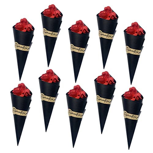10 mini ramos secos de girasol y rosa para decorar