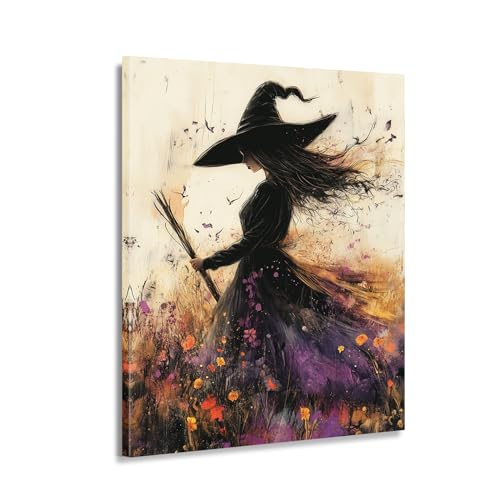 Toile sur fond de fleurs sauvages pour sublimer un grand mur vide et triste
