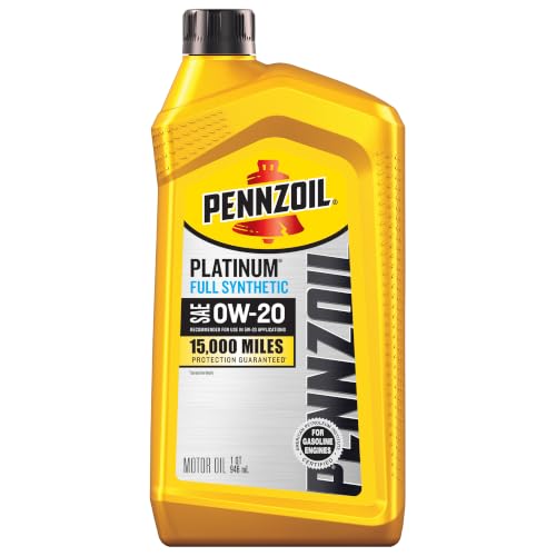 Image of Pennzoil Platinum Full Synthetic 0W-20 Motor Oil, 1-Quart